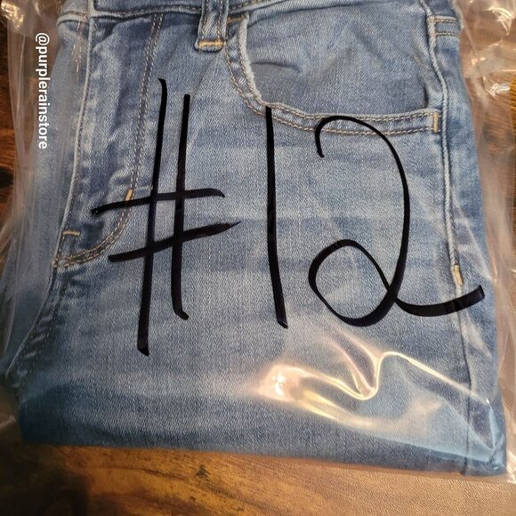 American Eagle 4 R Jegging Next Level Stretch Hi Rise Medium Light Wash Denim - Picture 12 of 12